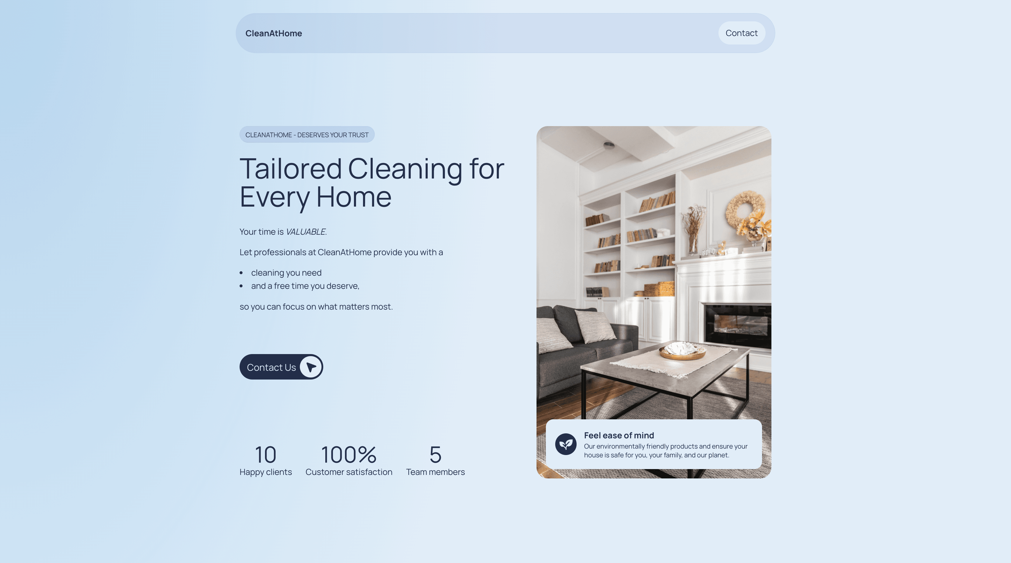 CleanAtHome preview
